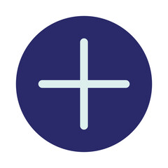 Fototapeta premium plus button blue