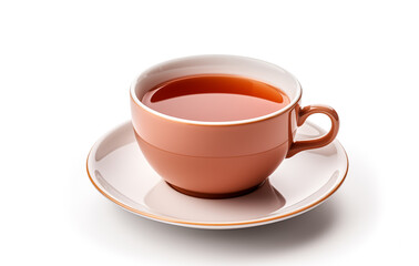 Obraz premium cup of tea on white background