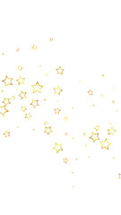 Christmas spirit. Scattered falling stars.