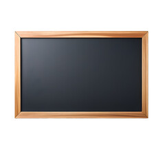 Blank School blackboard isolated on transparent White background,Generative Ai