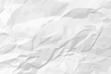 White clean crumpled paper