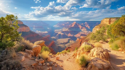 Witnessing the wonder of the Grand Canyon, with its vast, colorful landscapes