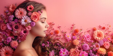 Obraz na płótnie Canvas Flower Power A Celebration of Spring's Beauty Generative AI