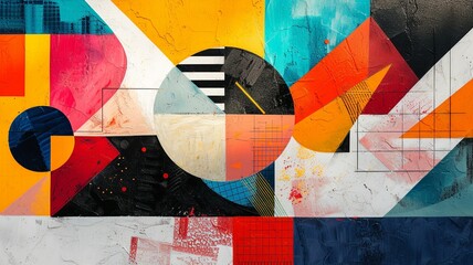 Dynamic Contrast: Abstract Shapes & Geometric Angles

