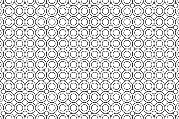unique asian circle pattern, fully editable, simple seamless