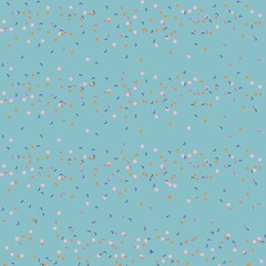 pastel blue background with flowers
