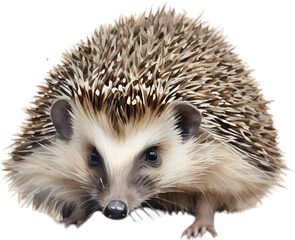 Obraz premium Common Hedgehog. Close-up image of Common Hedgehog.