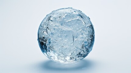 crystal ball on white background