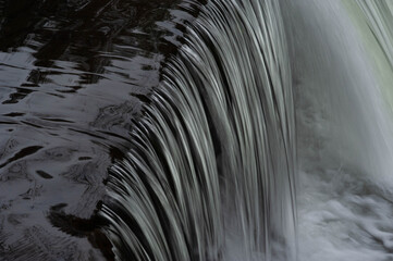 Small waterfall on the river Mandeo, in the Coto do Chelo(Betanzos, Spain).