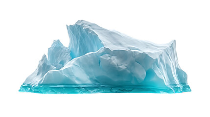 iceberg in polar regions isolated on white background png image