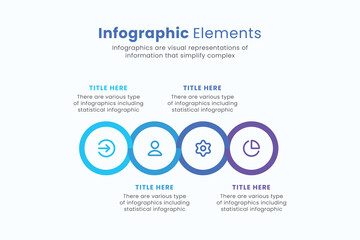 Vector circle Infographic design template with icons, Can be used for process diagrams, presentations, and workflow layout.