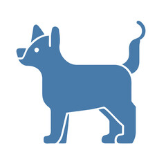 Dog and cat line icon. Pet, family, wool, breed, paws, tail, barking, purring, guard, watchdog, guide, courtship, care, training. Vector icon in line, black and colorful style on white background