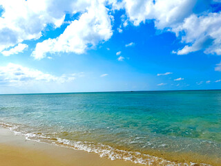 beach and sea