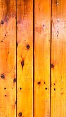 Wooden walls around the house
