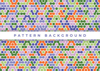 Fototapeta na wymiar colorful abstract geometric pattern background design