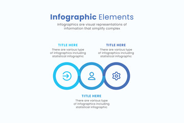 Vector circle Infographic design template with icons, Can be used for process diagrams, presentations, and workflow layout.