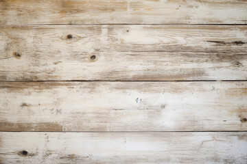 Top view old wood pastel white wall background 