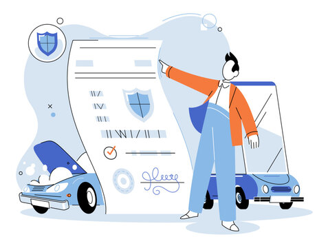 Insurance claim form vector illustration. Compensation blooms from insurance claim form, flower nurtured in garden coverage The insurance claim form is symphony conductor, orchestrating financial