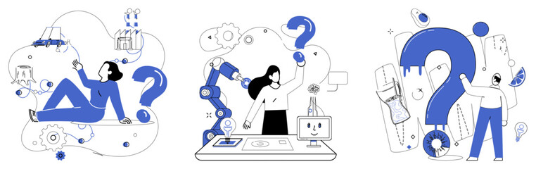 Business modeling vector illustration. Planning is anchor securing ship business in unpredictable waters marketing evolution Strategic modeling is roadmap leading organizations to treasure chest