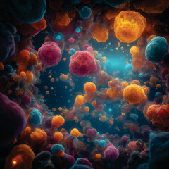 Colorful World of Cells