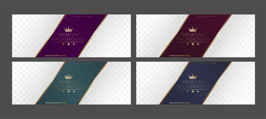 Luxurious design. Premium packaging, cover, banner, poster. A template for a postcard or invitation. Creative design idea.