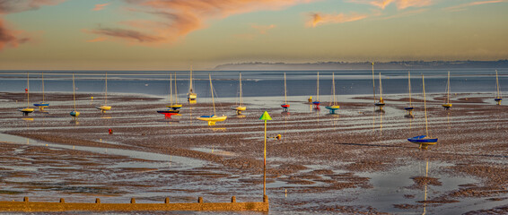Low tide at Southend-on-Sea, England