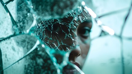 Abstract Reflections: Fragmented Reality in Ultra Realistic 8K - Mirrorless Macro Photography