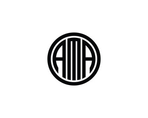 AMA Logo design vector template