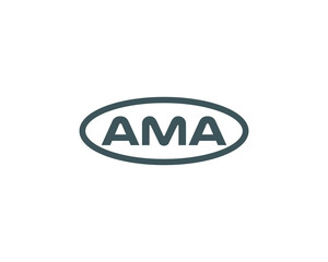 AMA Logo design vector template