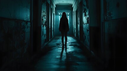 "Haunting Presence: Mysterious Figure in Ultra Realistic 8K - Dark Photography"