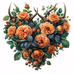 Flowers Heart Shape Enveloped in Love A Valentine's Embrace
Red Rose Flowers Heart Shape Love Struck A Valentine's Affair