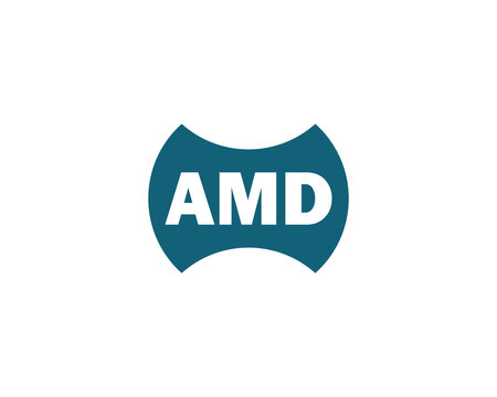 AMD Logo design vector template