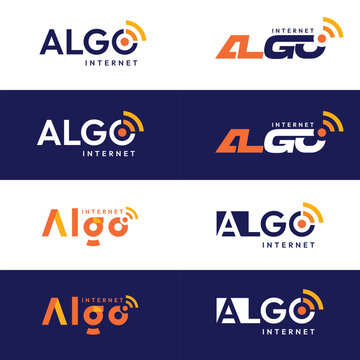 Algo internet logo design inspiration