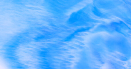 Fototapeta na wymiar Liquid Blue Colors Flowing Paint
