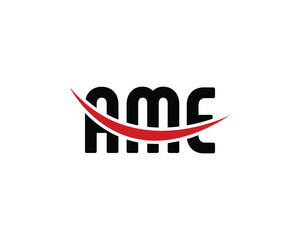 AME logo design vector template