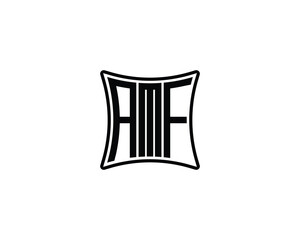 AMF Logo design vector template