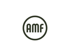 AMF Logo design vector template
