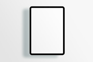 Smart phone tablet LCD monitor personal computer isolated app template. Blank telephone pad screen mockup frame display to showcase website design project or application.