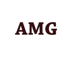 AMG Logo design vector template