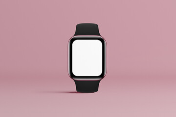 Smart watch phone tablet LCD monitor personal computer isolated app template. Blank telephone pad screen mockup frame display to showcase website design project or application.