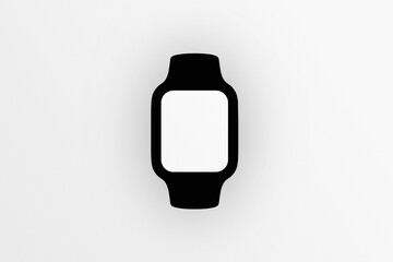 Smart watch phone tablet LCD monitor personal computer isolated app template. Blank telephone pad screen mockup frame display to showcase website design project or application.