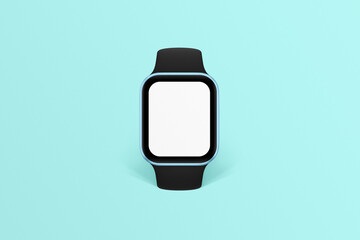 Smart watch phone tablet LCD monitor personal computer isolated app template. Blank telephone pad screen mockup frame display to showcase website design project or application.