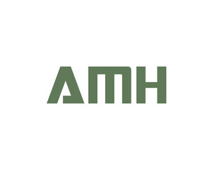 AMH Logo design vector template