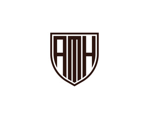 AMH Logo design vector template