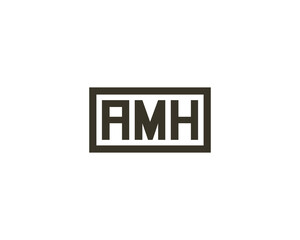 AMH Logo design vector template