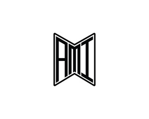 AMI logo design vector template