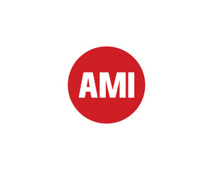 AMI logo design vector template