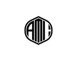 AMI logo design vector template