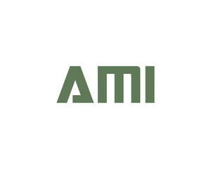 AMI logo design vector template