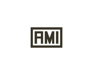 AMI logo design vector template